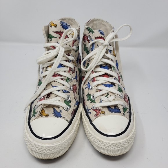 Converse Chuck Taylor Dinoverse HighTop Canvas Sneaker Colorful Dinosaur Unisex - Picture 2 of 6